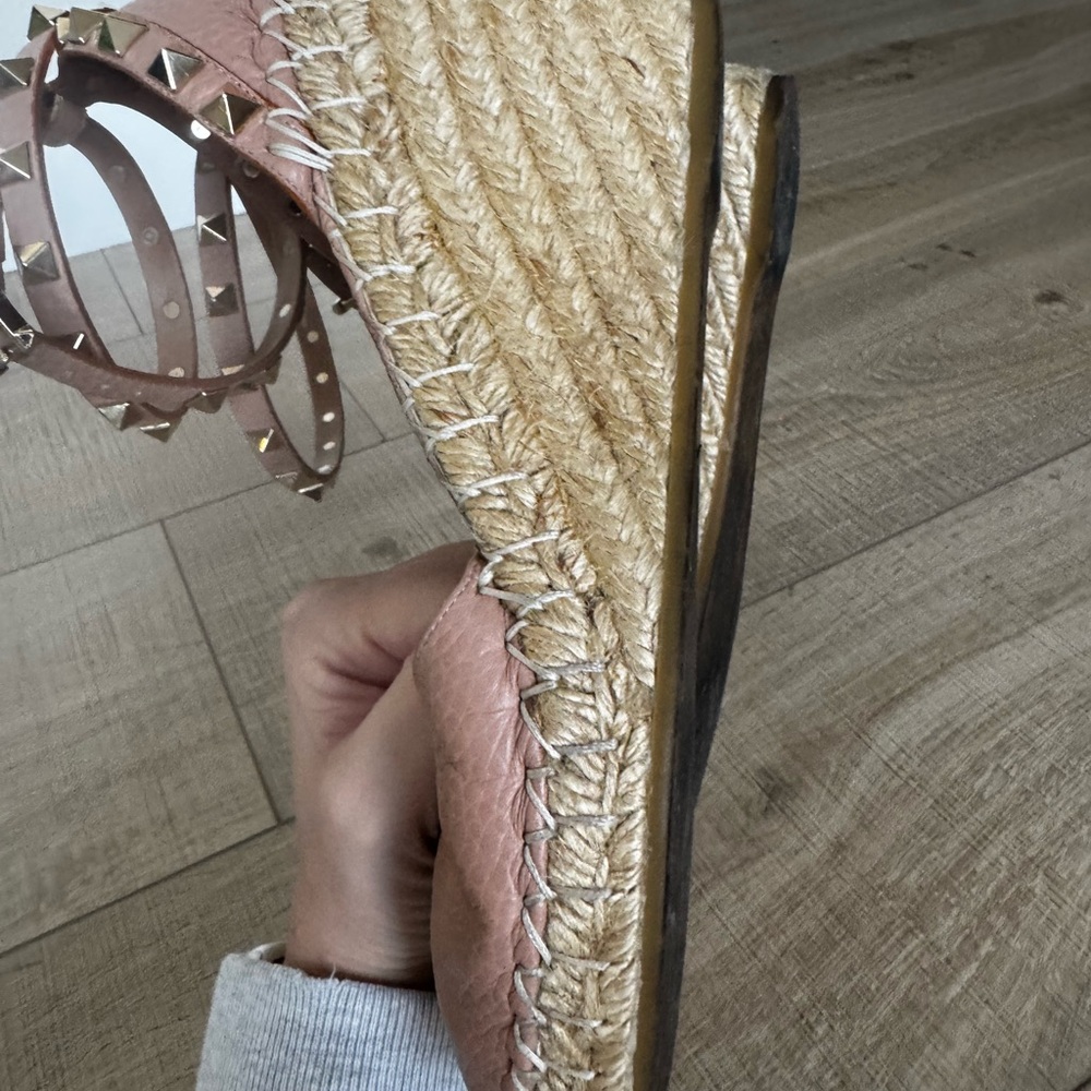 Valentino Garavani Rockstud Wedge Espadrilles - Picture 6 of 9